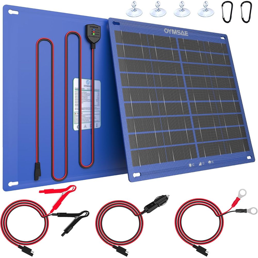 Solar Panel - Pengisi Daya Baterai Mobil Tenaga Surya