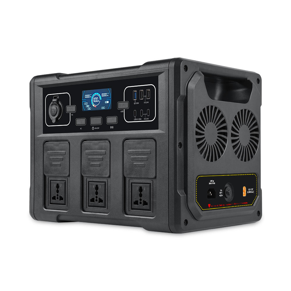 Solar Generator - Generator Surya Portabel 1200W, Baterai LiFePO4,