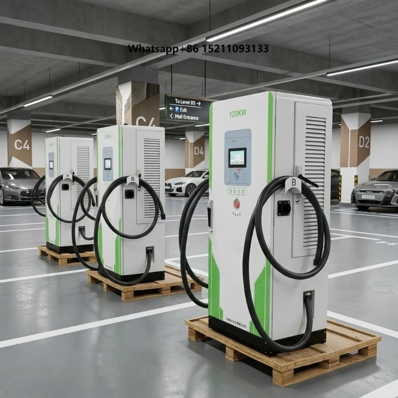 Outdoor Power Station - Stasiun Pengisian Daya EV 7kW/22kW/120kW Baru