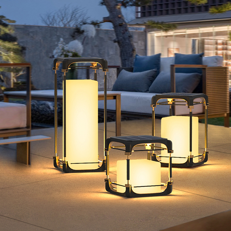 Solar Lamp - Lampu Lantai Bercahaya, Lampu LED Tenaga