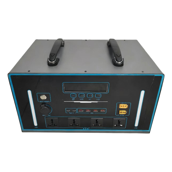 Outdoor Power Station - AC 2000w 2500w Baterai Lifepo4 MPPT