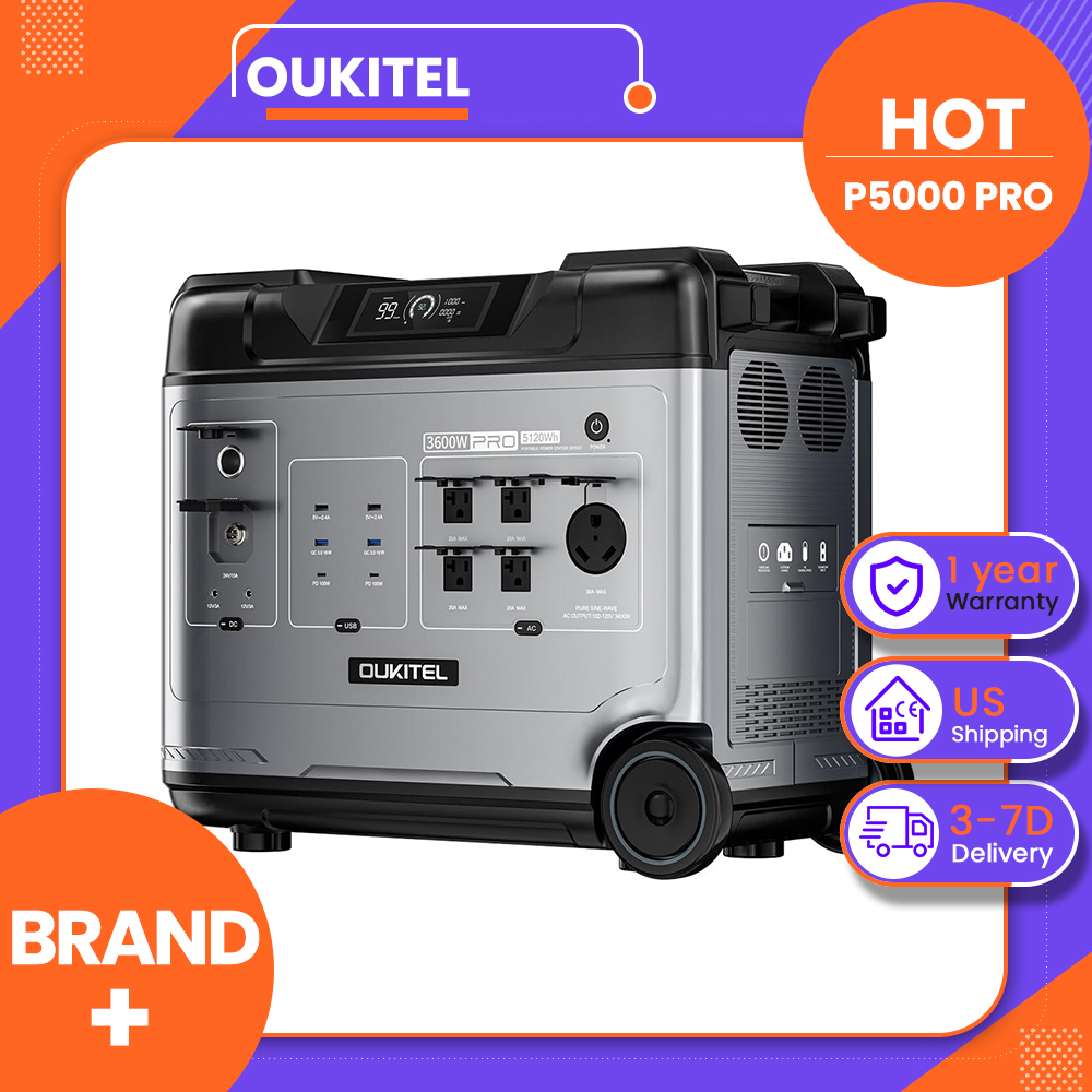 Charge Controller Solar - OUKITEL P5000 Pro, Stasiun Daya Portabel,
