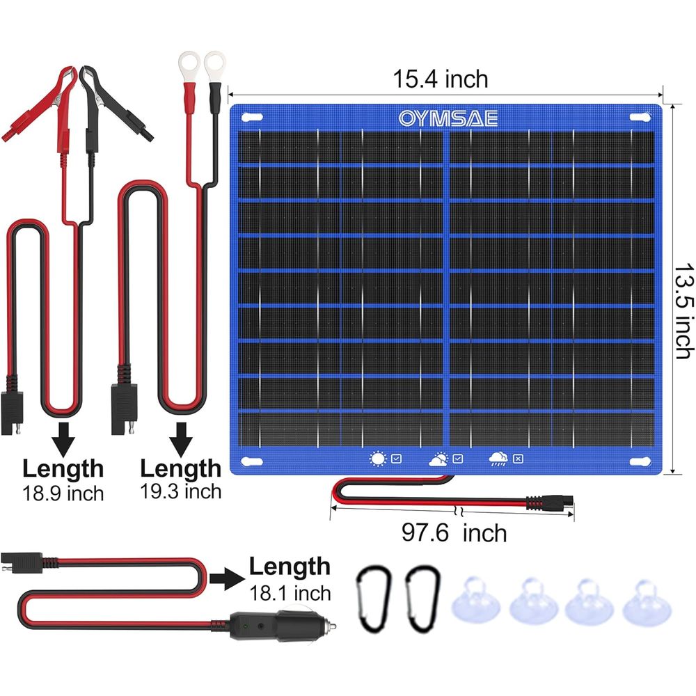 Pengisi Daya Baterai Mobil Ten - Solar Panel ulasan dan harga