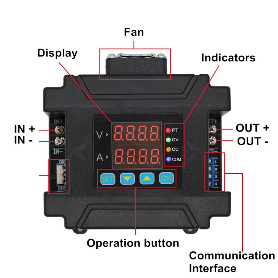 DPM8650-485RF 60V 50A Remote C - Charge Controller Solar ulasan dan harga