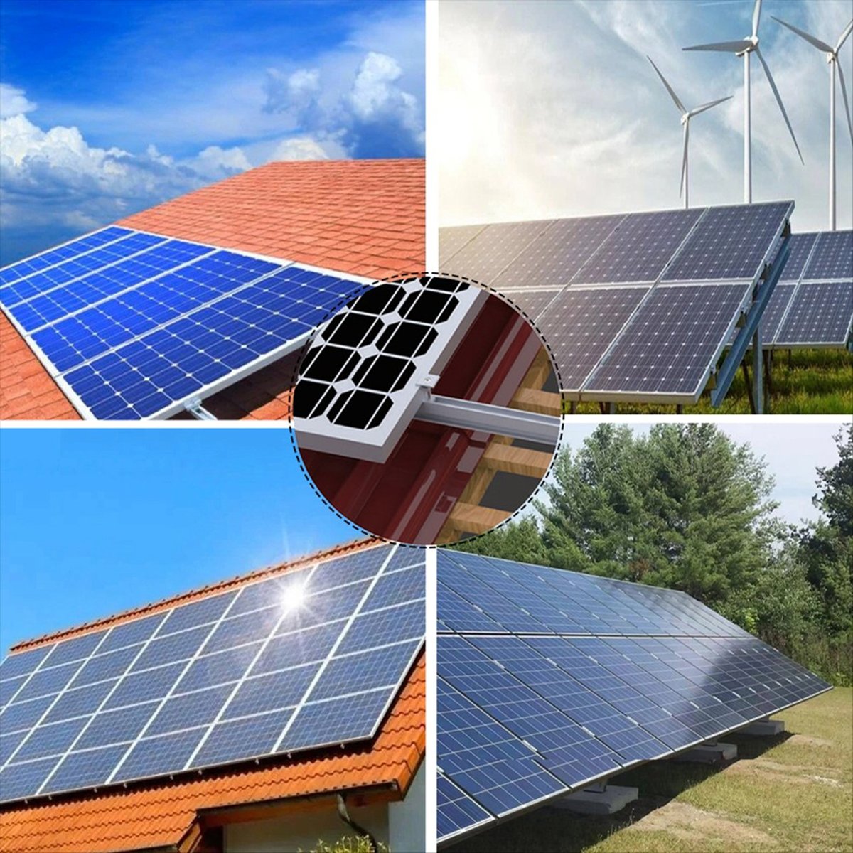 Braket Pemasangan Panel Surya, - Solar Panel ulasan dan harga