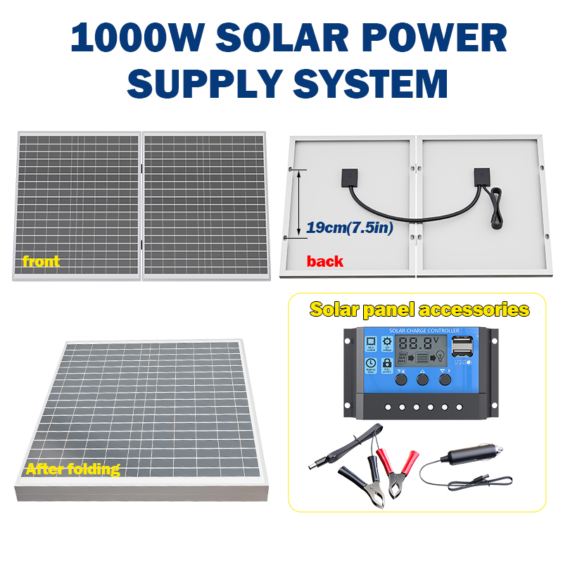 Panel Surya 1000W Desain Lipat - Solar Panel 200W ulasan dan harga