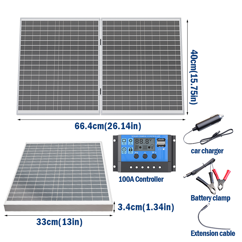 Panel Surya 1000W Desain Lipat - Solar Panel 200W ulasan dan harga