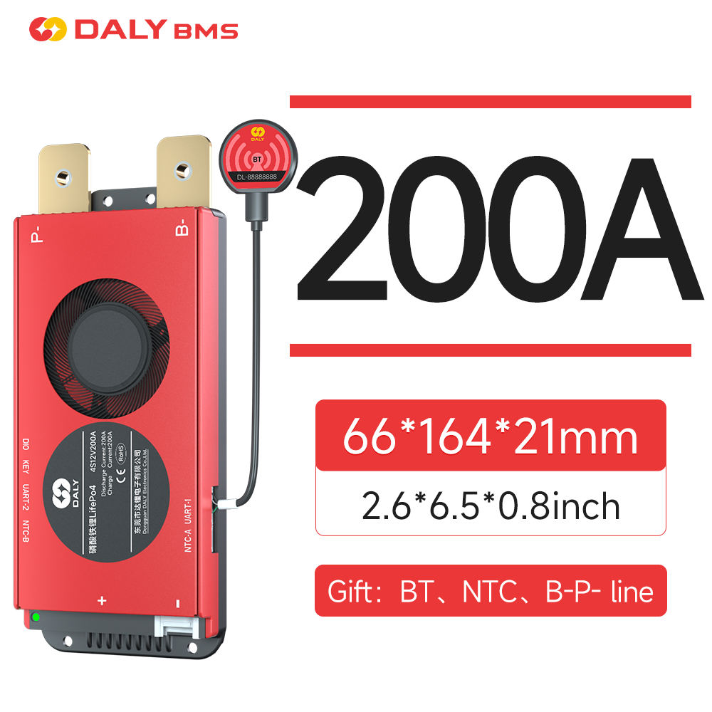 Daly BMS 200A LiFePo4 4S 12V 1 - Lithium Battery 12V ulasan dan harga