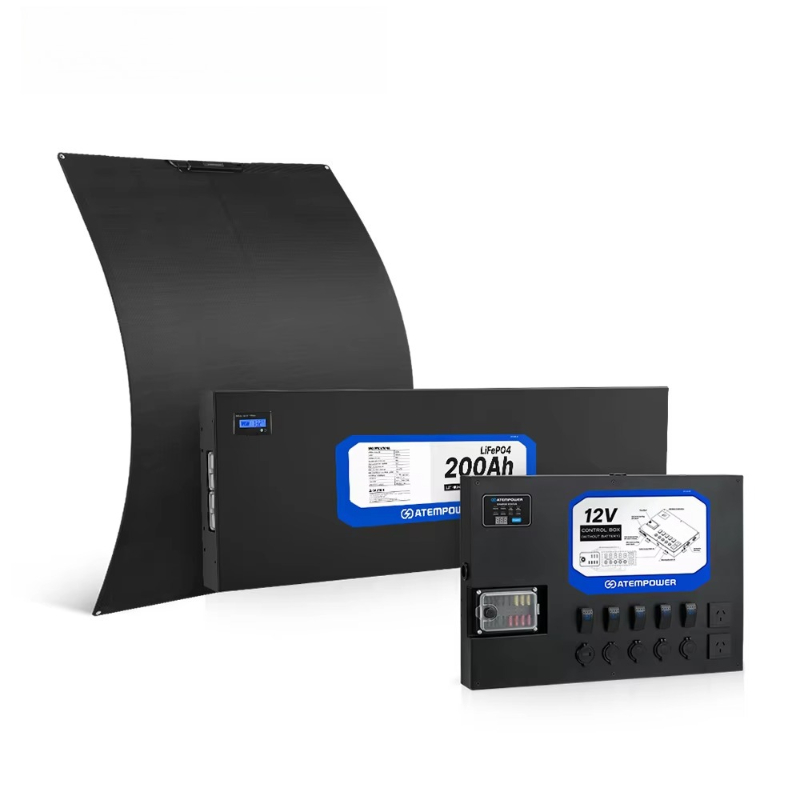Sistem Baterai Ganda Berkemah  - Solar Panel 200W ulasan dan harga