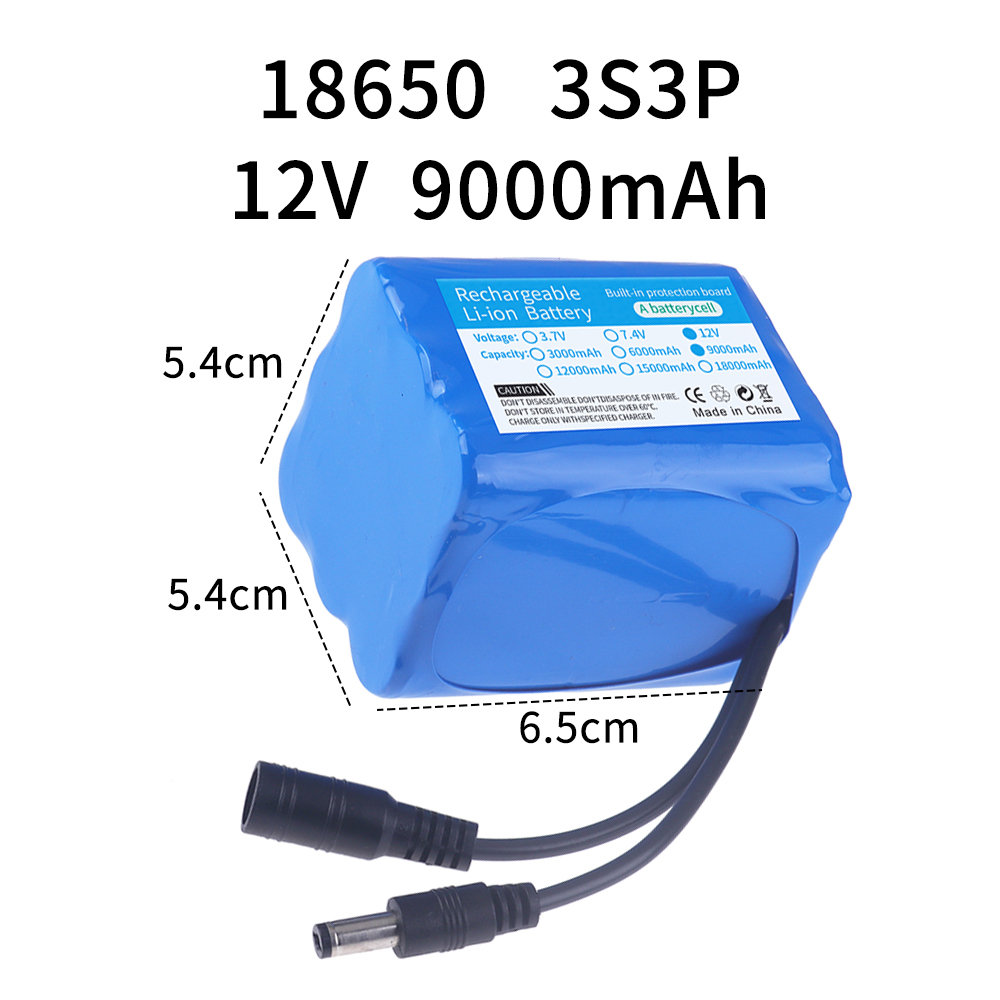 Baterai lithium-ion 12V 9000mA - Lithium Battery 12V ulasan dan harga