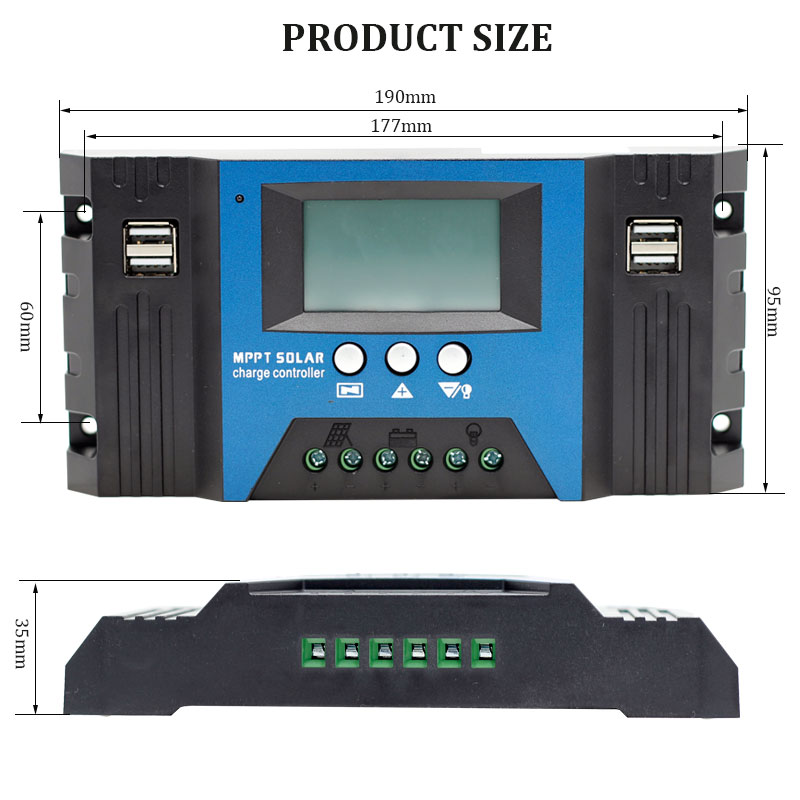 MPPT Pengendali Surya 12V/24V  - Solar Panel 200W ulasan dan harga